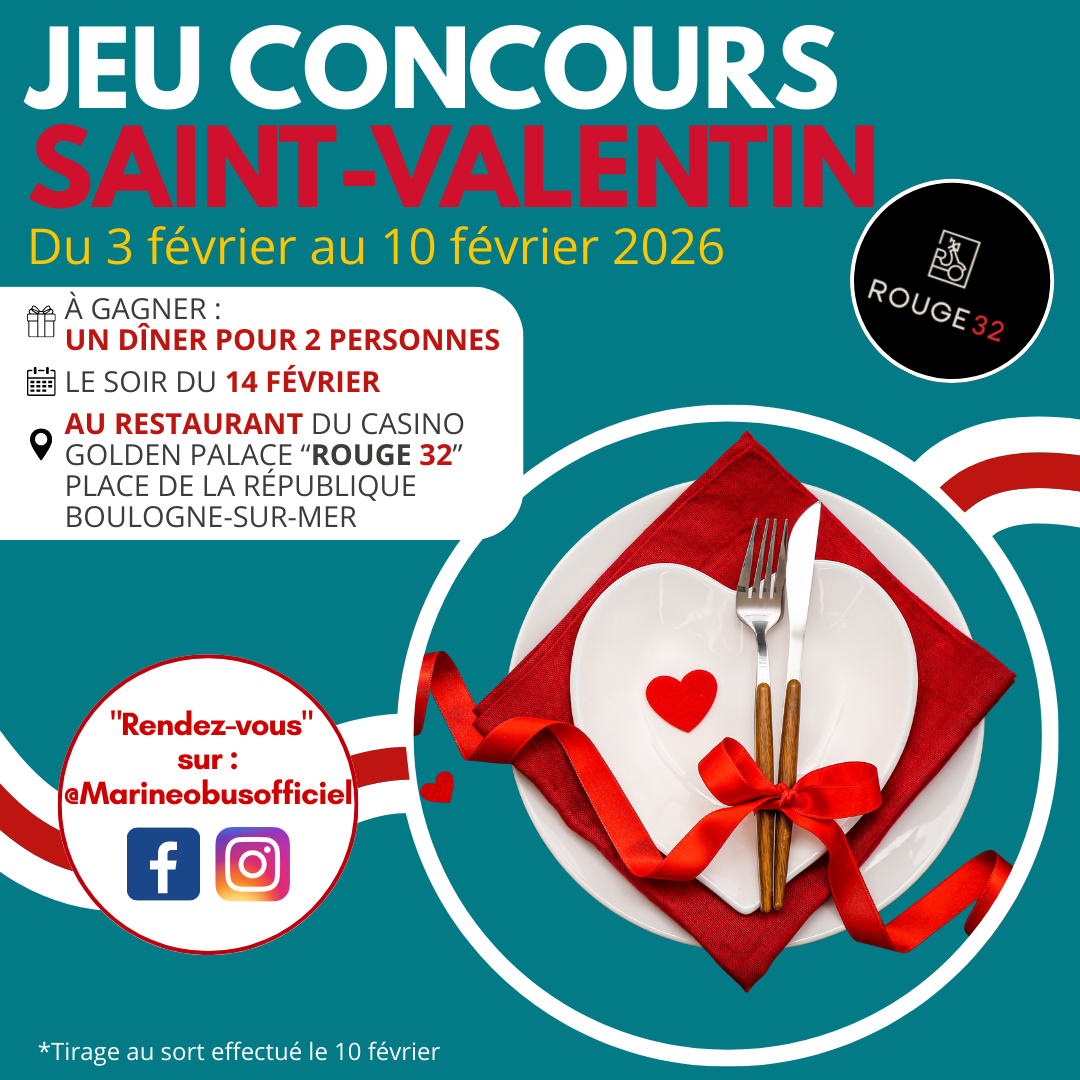 Jeu concours Saint-Valentin