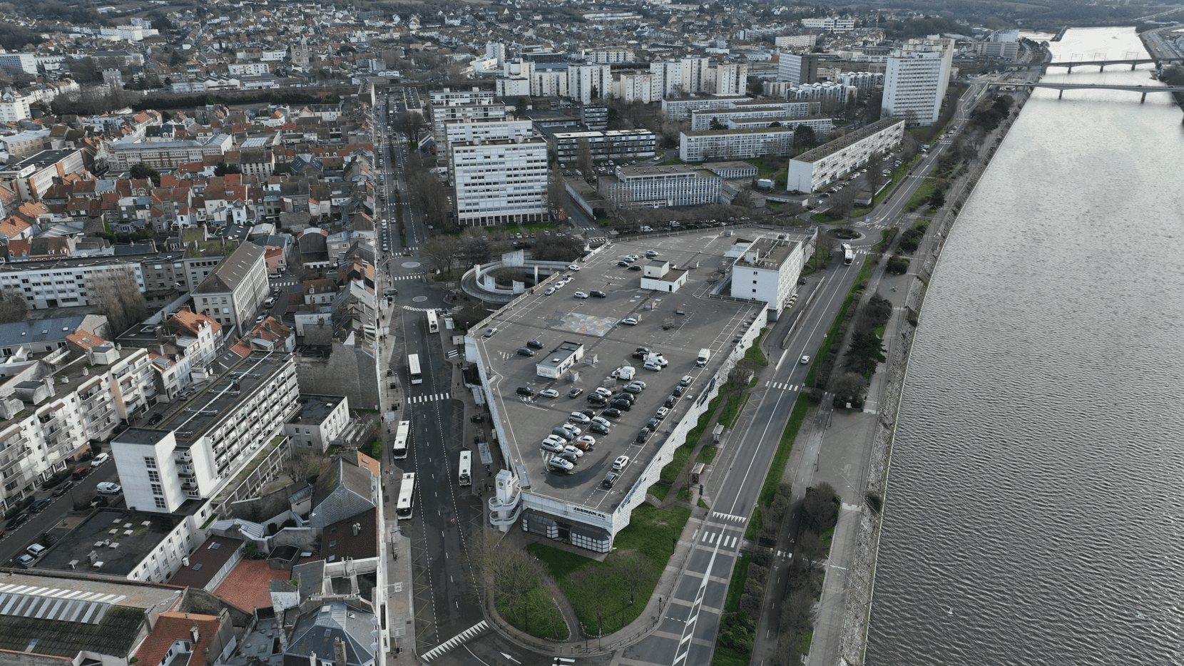 Station Liane- vue du ciel