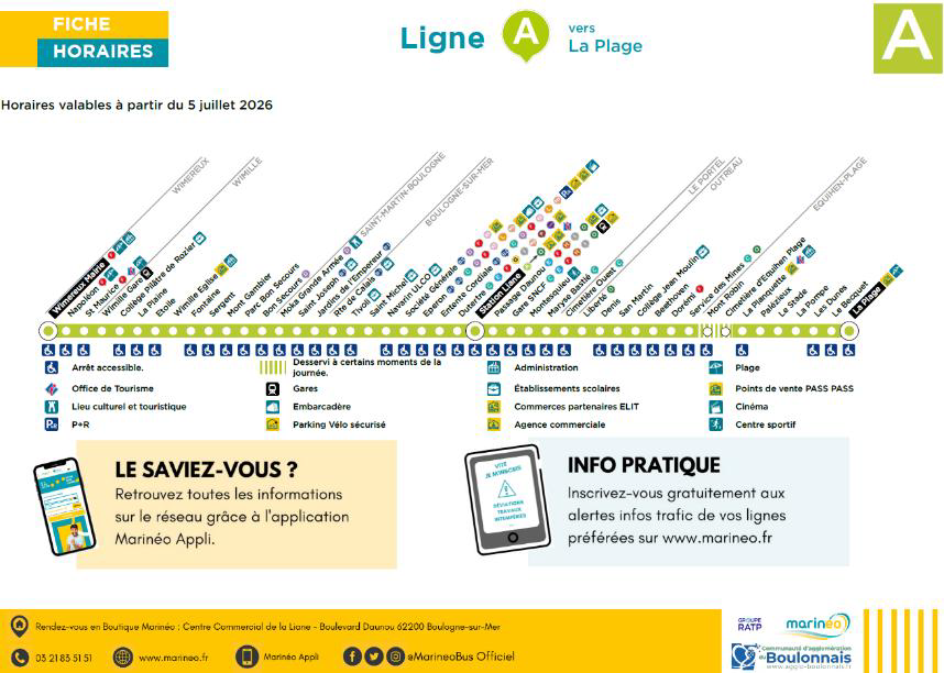 fiches horaires