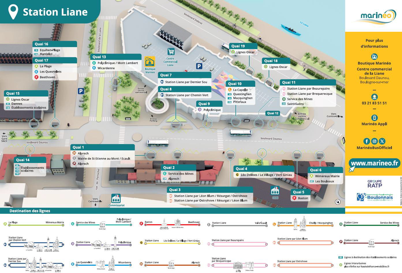plan 3d station liane