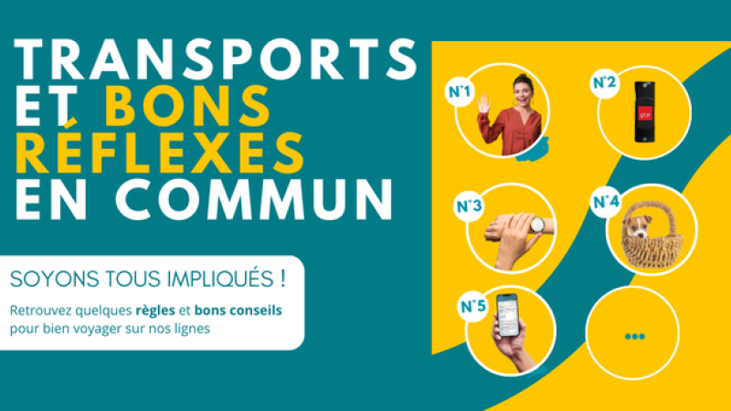 Transports et bons réflexes en commun, soyons tous impliqués