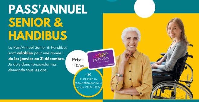 Pass Annuel Senior & Handibus