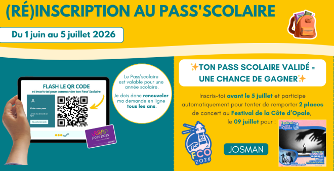 Ré-inscription au Pass Scolaire