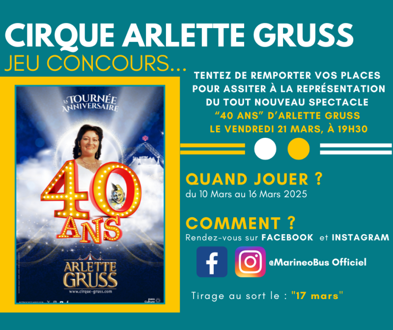 Partenaire : Cirque Arlette Gruss
