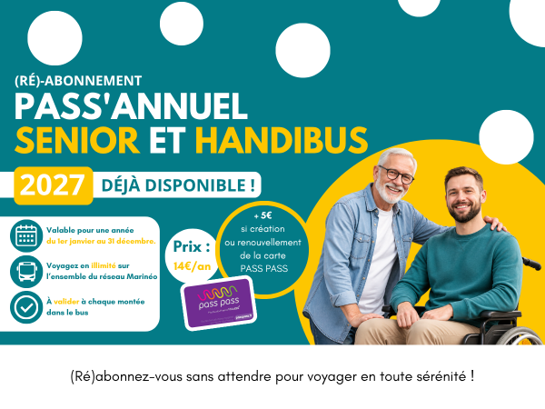 Pass Annuel Senior & Handibus