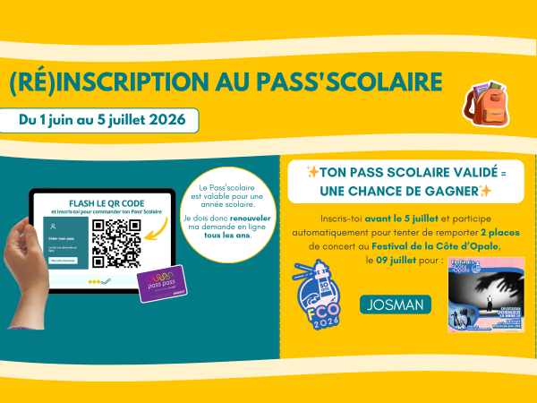 Ré-inscription au Pass Scolaire